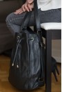 Charlotte - Cuir noir