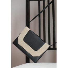 Messenger bag - Black and off-white
